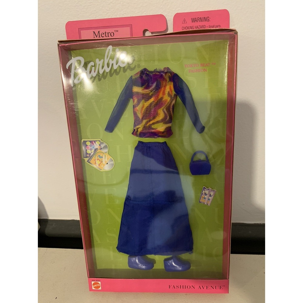 Barbie Fashion Avenue Clothes Metro Style Tokyo Beat Mattel #25701 NEW Vintage